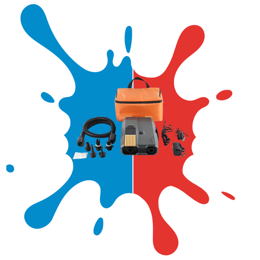 משאבה חשמלית + ידנית לציוד ווטר טאג