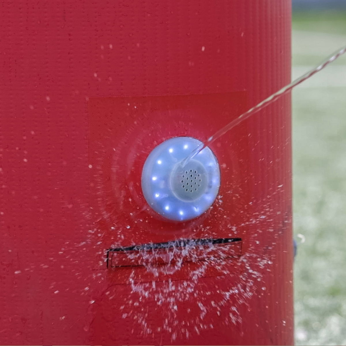 חבית אדומה מתנפחת מקצועית להפעלת water tag
