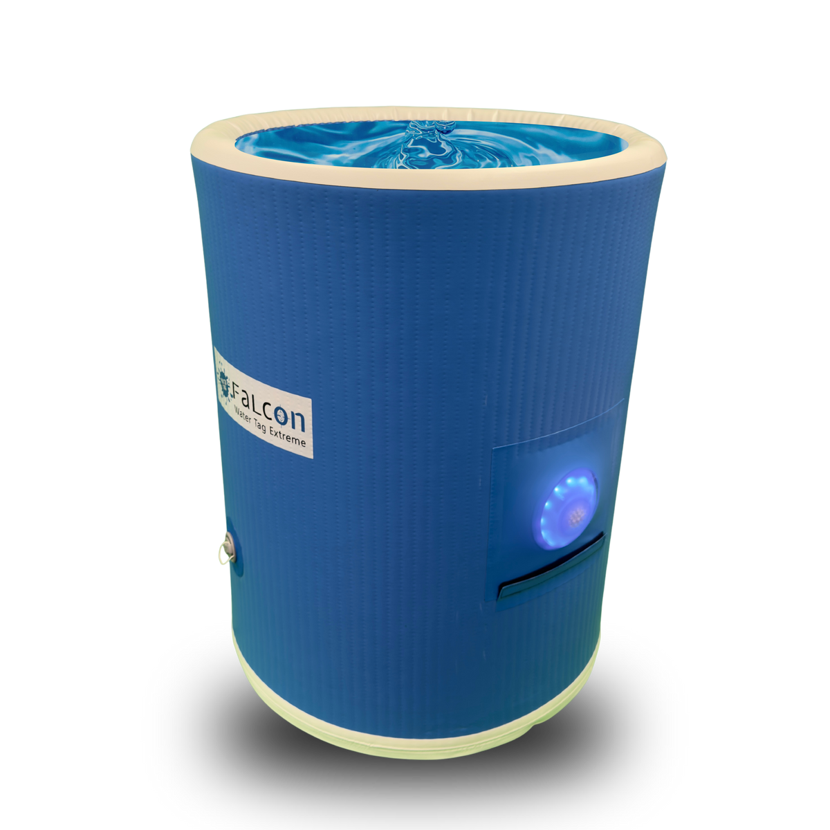 חבית כחולה מתנפחת מקצועית להפעלת water tag
