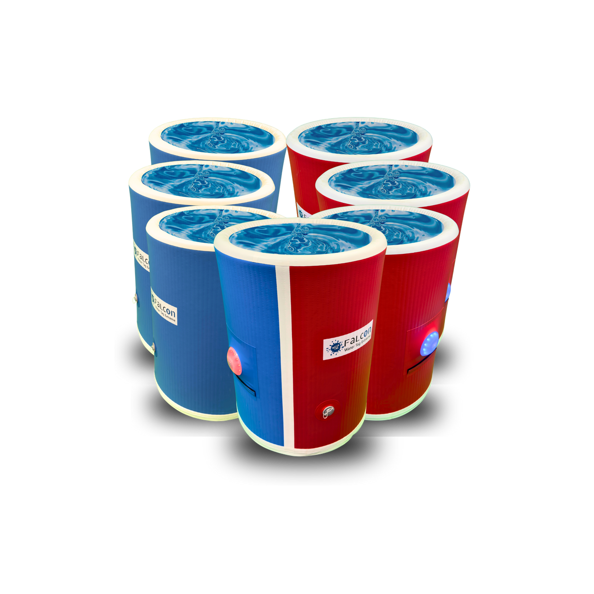 חבית חצי חצי מתנפחת מקצועית להפעלת water tag