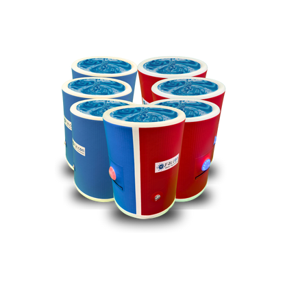 חבית חצי חצי מתנפחת מקצועית להפעלת water tag