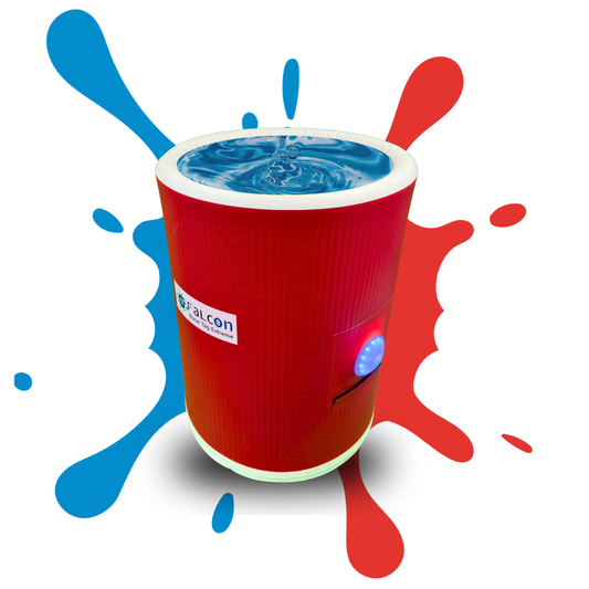 חבית אדומה מתנפחת מקצועית להפעלת water tag